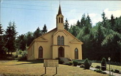 Catholic Church Of The Holy Family Postcard