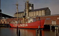 The Columbia Lightship #88 Postcard