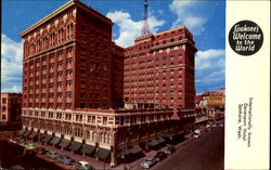 Internationally Known Davenport Hotel Spokane, WA Postcard 