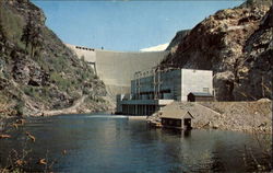 Seattle City Light's Ross Dam And Powerhouse Postcard