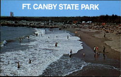 Ft. Canby State Park, Waikiki Beach Postcard