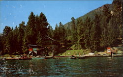 Kelly's Resort, South Lakeshore Road Chelan, WA Postcard Postcard