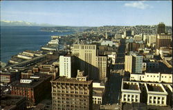Seattle Skyline Washington Postcard Postcard