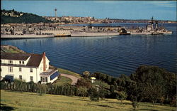 Pier 91 And Seattle Postcard