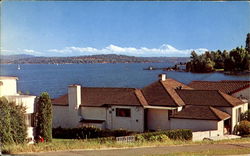 Mount Rainier And Lake Washington Scenic, WA Postcard Postcard