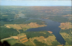 Aerial View Of Price Gallitzin State Park, Cambria County Postcard