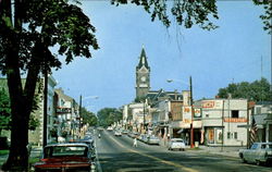 Main Street Clarion, PA Postcard Postcard