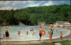 Ligonier Valley Beach Postcard