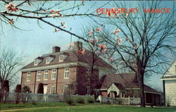 Pennsbury Manor Morrisville, PA Postcard Postcard
