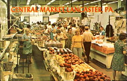 Central Market Lancaster, PA Postcard Postcard