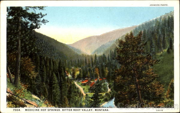 Medicine Hot Springs Scenic Montana