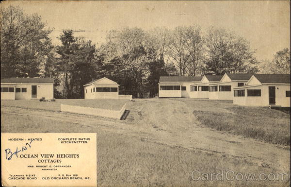 Ocean View Heights Cottage, Cascade Road Old Orchard Beach Maine