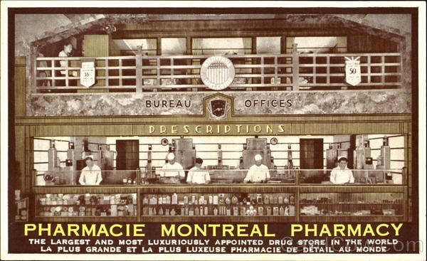 Pharmacie Montreal Pharmacy PQ Canada Quebec