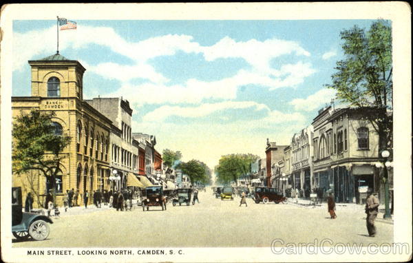 Main Street Looking North Camden South Carolina