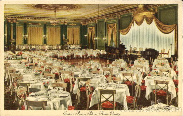 The Palmer House Empire Room Chicago Illinois