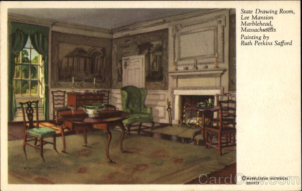 State Drawing Room, Lee Mansion Marblehead Massachusetts