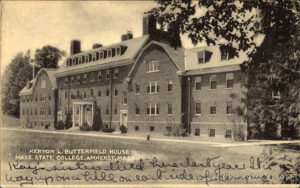 Kenyon L. Butterfield House, Mass. State College Amherst Massachusetts