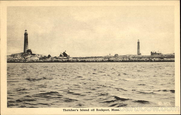 Thatcher's Island Off Rockport Massachusetts