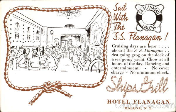 Sail With The S. S. Flanagan Malone New York