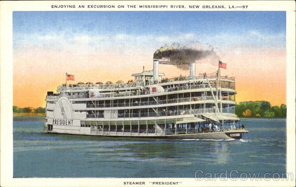 Enjoying An Excursion On The Mississippi River New Orleans Louisiana