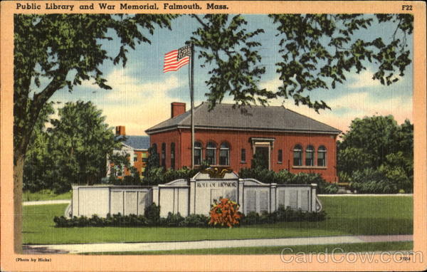 Public Library And War Memorial Falmouth Massachusetts