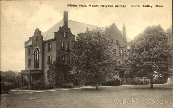 Wilder Hall, Mount Holyoke College South Hadley Massachusetts