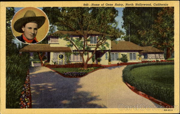 Home Of Gene Autry North Hollywood California