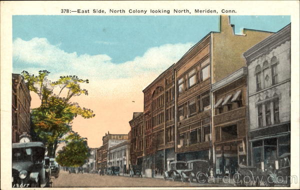 East Side North Colony Looking North Meriden Connecticut