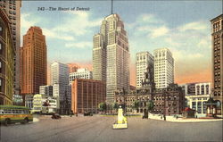 The Heart Of Detroit Michigan Postcard Postcard
