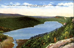 Lake Of The Clouds Scenic, MI Postcard Postcard