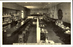Little Shrimp Restaurant, 226 West 23rd Street New York, NY Postcard Postcard