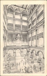 The Grand Court At John Wanamaker Postcard
