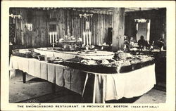 The Smorgasbord Restaurant, 19 Province St Postcard