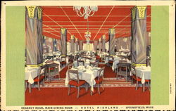 The Highland Hotel Regency Room Postcard