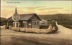 The Old Log Cabin Postcard