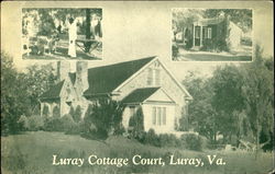 Luray Cottage Court Postcard