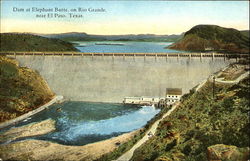 Dam At Elephant Butte, Rio Grande Dam At Elephant Butte, Rio Grande