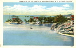 Grenell Island And Yacht Club Postcard