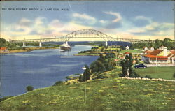 The New Bourne Bridge Postcard
