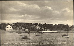 View From Bass River Bridge, West Dennis Postcard