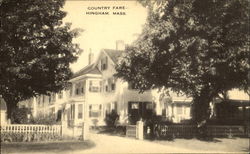 Country Fare, Route 3 and 128 Postcard