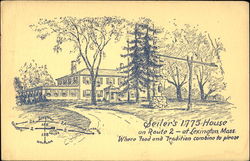 Seiler's 1775 House, Route 2 Lexington, MA Postcard Postcard
