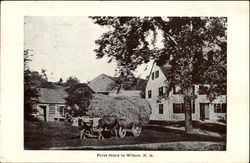 First Store In Wilton Postcard