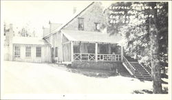 Central Building And Dining Hall, Elk Lake Postcard