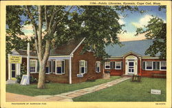 Public Libraries, Hyannis Postcard