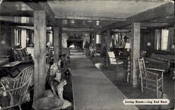 Jug End Barn Living Room Postcard