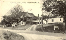 Brookside Farm & Cabins Rumney Depot, NH Postcard Postcard