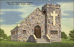 First English Lutheran Church, Missouri Synod Dorset Postcard
