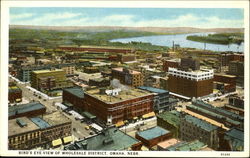 Bird's Eye View Of Wholesale District Postcard