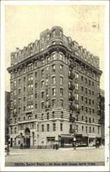 Hotel Saint Paul, 44 West 60th Street Postcard